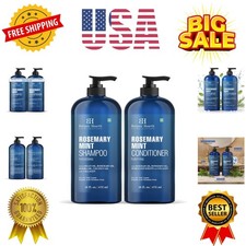 Rosemary Mint Shampoo and Conditioner Set, Thickening Formula, Promotes Hair ...