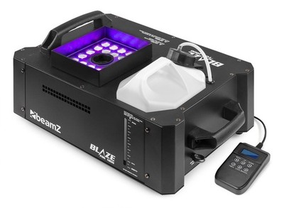 BeamZ Blaze1800 Funk vertikal Nebelmaschine, 24x4W RGBA-LED's, CO2-Effekt