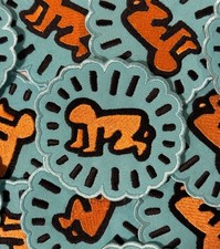 Keith Haring Patch - 1980s New York Baby Street Art, Basquiat, Pop Art, LGBTQ