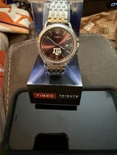 Timex Texas A&M Aggies Citation Watch Stainless Steel Tribute Collection P011222