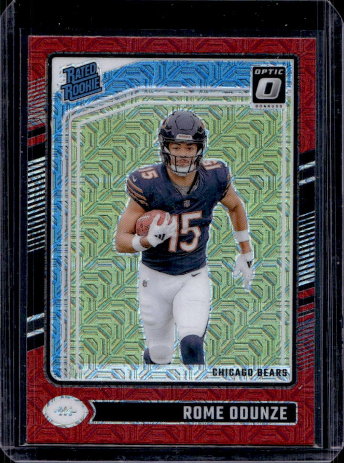 2024 Donruss Optic Rome Odunze Red Mojo Rated Rookie #286 Bears