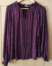 Fat Face Long Sleeve Floral Top