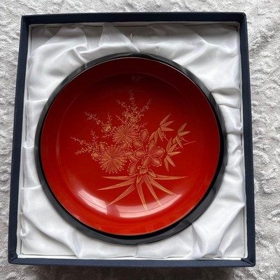 Wajima Lacquerware Kashi Hachi Candy Bowl Natural Wood Finish Vintage