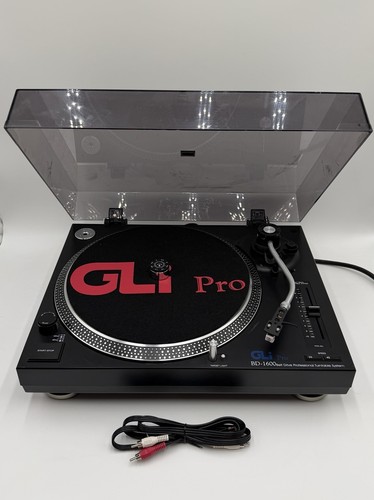 GLi Pro BD-1600 DJ Turntable Fully Working – Needs Stylus/Cartridge – Read Desc