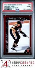1992 LEGENDS MAGAZINE INSERTS HAND CUT #61 JAROMIR JAGR POP 3 PSA 9