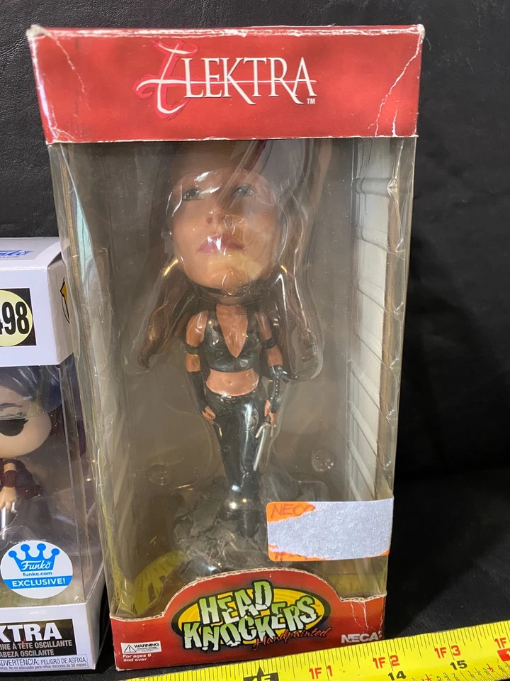 Elektra and Storm Funko Pop! con Elektra Head Knockers Jennifer Garner Neca Foto 4 de 4