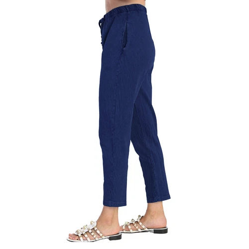 Jess & Jane Mineral Washed Tapered Jogger Pants - M77 (3X, Denim) - Picture 2 of 2
