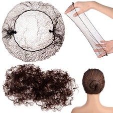 400 Pcs Hair Nets for Women Hair Nets for Food Service Invisible Elastic Edge...