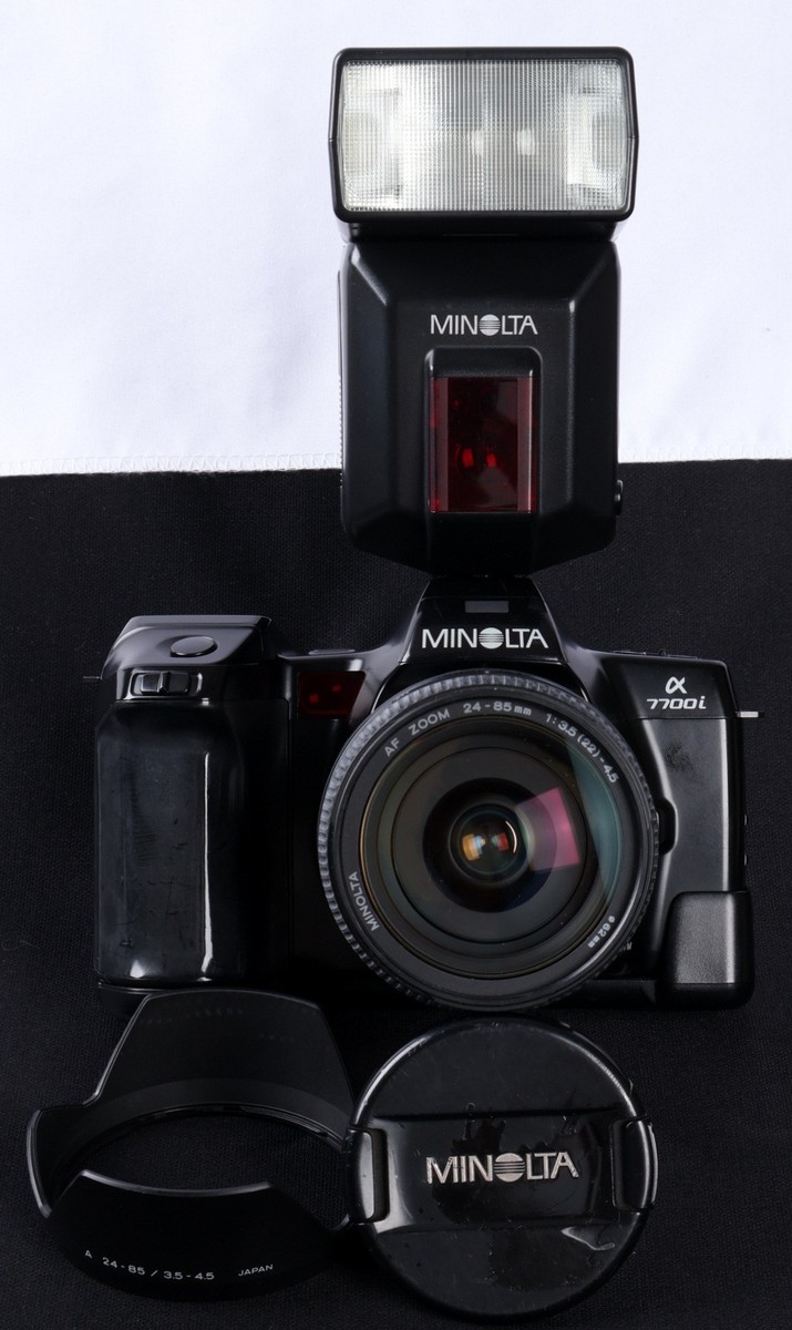 Minolta Alpha 7700i QD 35mm Film AF SLR c/w AF Zoom 24-85mm Lens