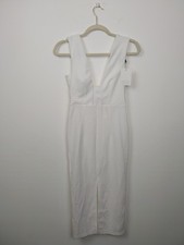 Woman White Dress Size Uk 8