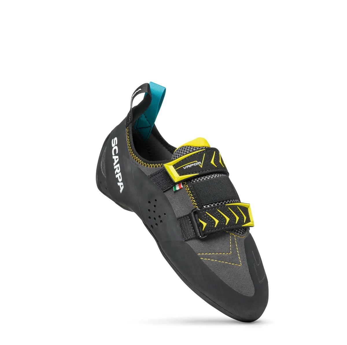 Scarpa Vapor V Men's Climbing Shoes, Smoke/Yellow, M45