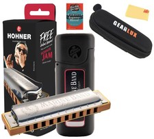 Hohner Marine Band 1896 Harmonica - Key of E w/ Instructional Manual