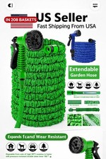 Expandable Garden Hose 50ft Heavy Duty Lightweight Flexible No Kink Water Hose