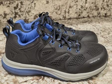 Herman Survivors Women's Size 8 Cassle Composite Toe Work Shoes Sneakers Blacl