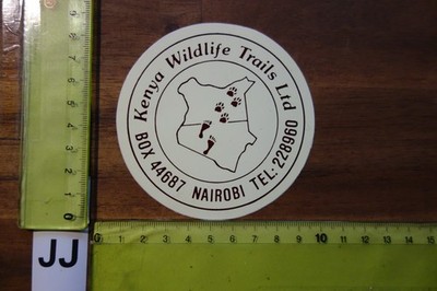 Alter Aufkleber Reise Stadt Hotel NAIROBI Kenya Wildlife Trails Kenia