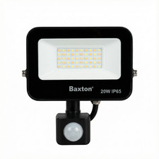 Baxton 20W LED Outdoor Floodlight PIR Motion Sensor 3CCT 3-Year Warranty Securit