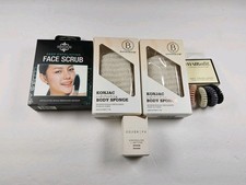 Konjac Sponge, Dermasuri Face Scrub, Cover Fx Sponge Hair Edit Lot