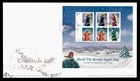 DR WHO 2007 GB FDC CHRISTMAS ANGEL S/S R49460