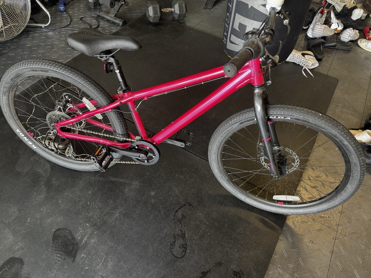 Haro Beasley 24” Kids Mountain Bike Disc Brakes Pink
