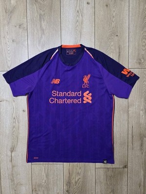 30’s Football Shirt フットボールシャツ　マルチカラー LIVERPOOL 2018 2019 AWAY FOOTBALL SHIRT SOCCER JERSEY M NEW
