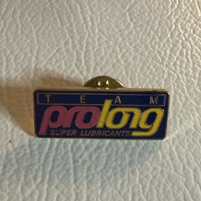 Vintage Team Prolong Super Lubricants 1.25'' Enamel Lapel Hat Pin Tie Tack