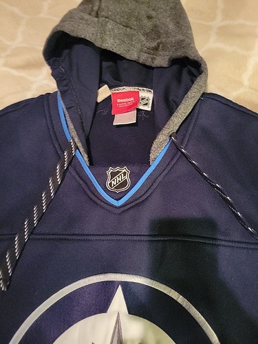 Reebox NHL Winnipeg Jets Pullover Jersey Hoodie - Men’s 2X LARGE - Picture 6 of 14