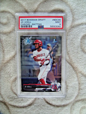 Jo Adell 2017 Bowman Chrome Draft baseball 1st first Rookie Graded PSA 9
