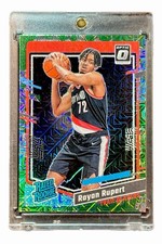 Rayan Rupert 2023-24 Panini Donruss Optic Rated Rookie Choice Dragon Prizm SSP