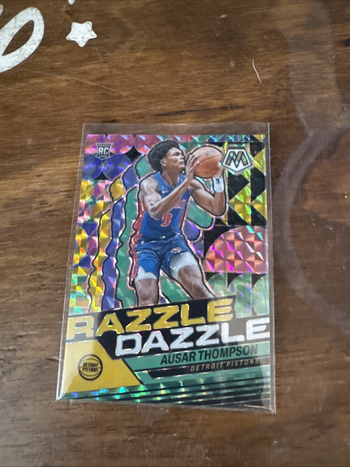 Ausar Thompson 2023-24 Panini Mosaic Razzle Dazzle SP RC Pistons #8 Case Hit 🔥