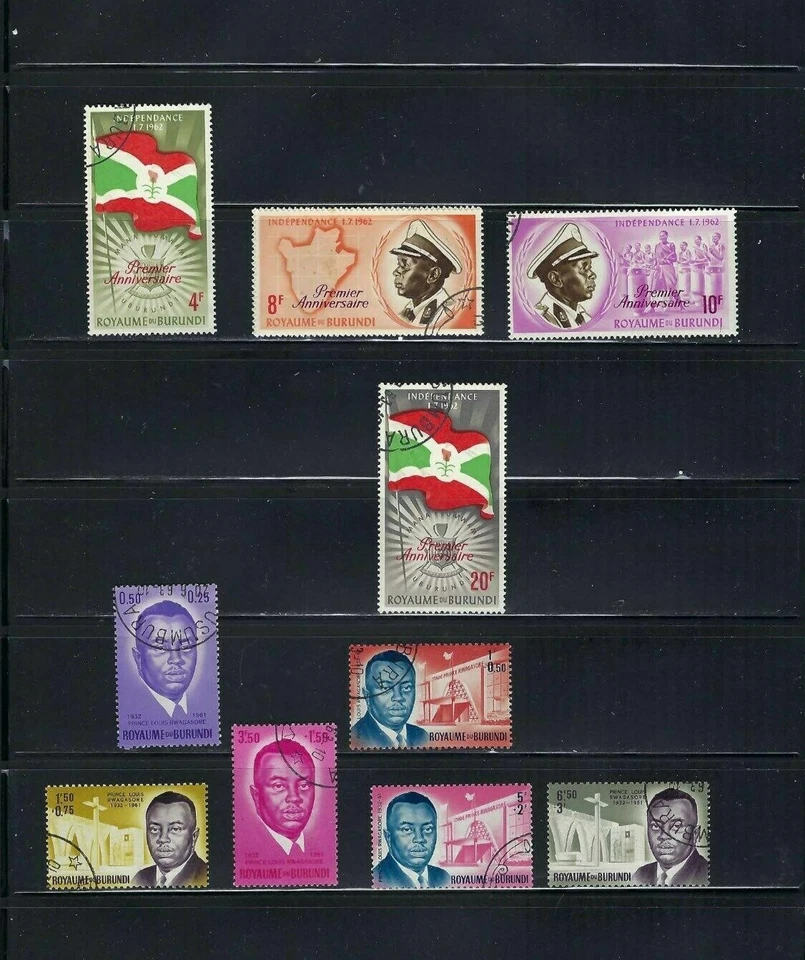 BURUNDI'S INDEPENDENCE, JULY 1962 FIRST ANNIV.- ''FIRST SEMI-POSTAL 1963 - Image 4 of 4