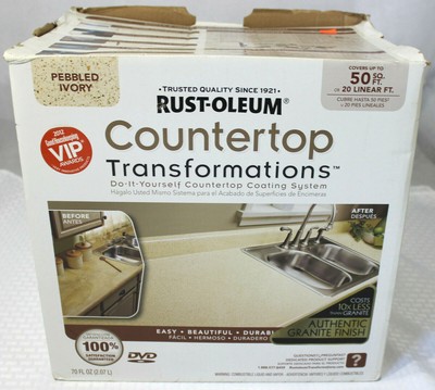 Rust Oleum 258529 Pebbled Ivory Countertop Transformations Kit
