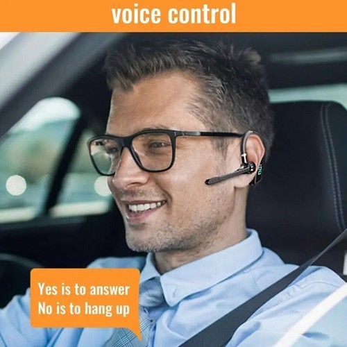 Wireless Bluetooth Kopfhörer Ohrhörer Freisprecheinrichtung Ohrhörer Headset für Smartphone - Bild 4 von 9