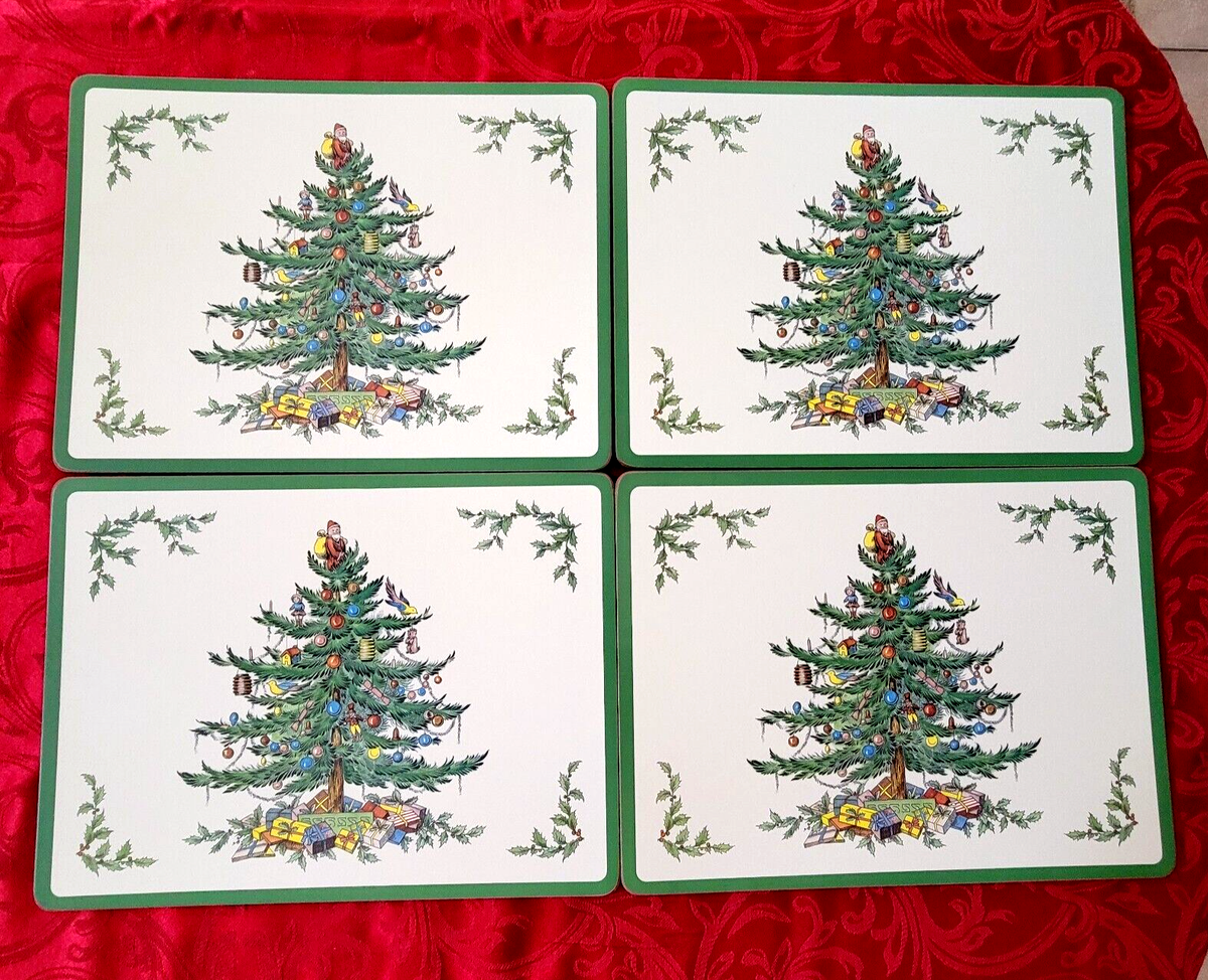 Tablemats Spode Christmas Tree Placemats And Coasters Spode