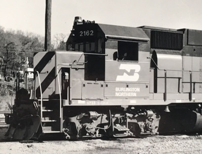 Burlington Northern Railroad BN #2162 GP38 Electromotive Photo St