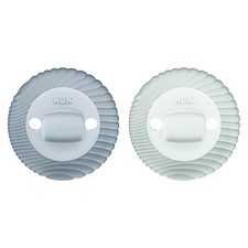 NUK for Nature Comfy Due Soother 2-in-1 Pacifier and Teether Size 0-12 Months