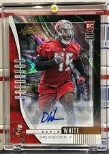 2019 PANINI ABSOLUTE DEVIN WHITE ROOKIE, #190, AUTO, GREEN WAVE, SERIAL #04/15