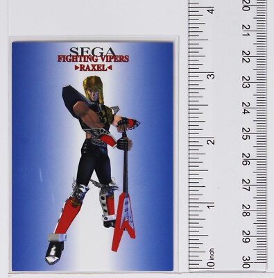 RAXEL - Fighting Vipers- SEGA FREAKS SELECTION CARD | eBay