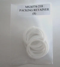 MS28774-218 Packing Retainer Back-up Ring - Lot of 8