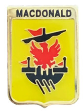 Macdonald Clan Scotland Scottish Family Name Crest Pin Badge
