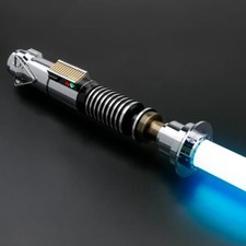 New Star Wars Luke EP6 Force Dueling Lightsaber Premium Metal with Movie Sound