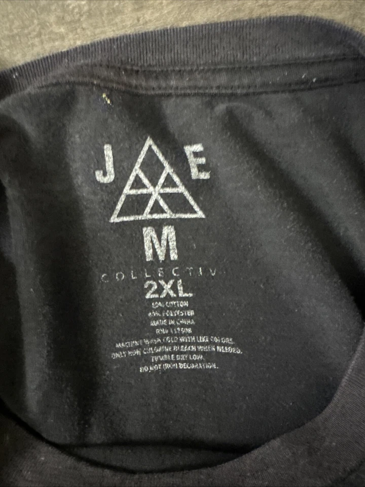 Camisa Colectiva JEM Talla 2XL Negra/Gris/Azul Foto 3 de 4