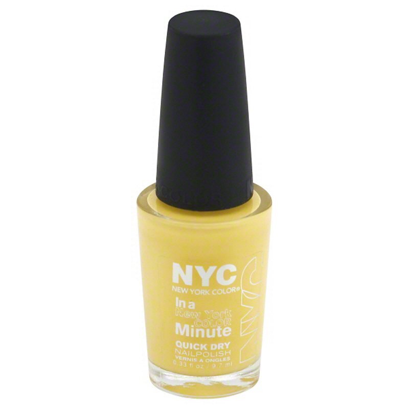 3 Pack In a New York Color Minute Quick Dry Nail Polish - Lexington Yellow 294