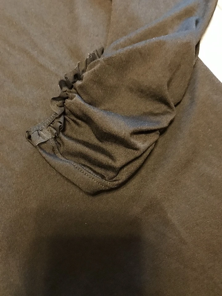 NEW SPANX Streamlined Shaping Top Large 1264 Shapewear Activewear Black LS NEW - Image 4 of 4