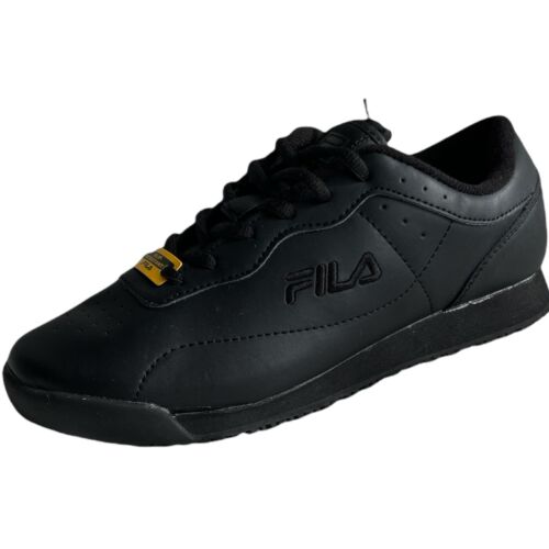Women's Sneakers Size 8.5 FILA Memory Viable Slip Resistant Shoe Black - Picture 5 of 12