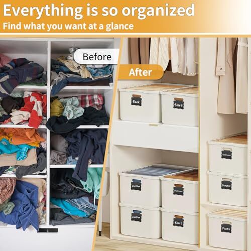 12 Pcs Basket Labels for Storage Bins, Black Removable Bin Labels with 12PCS - Picture 6 of 7