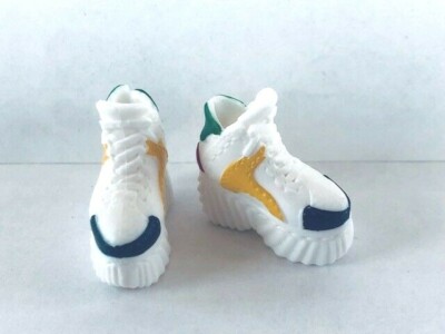 BARBIE Doll Hudson's Bay HBC Stripes Shoes / Sneakers / Hiking Boots Only NEW