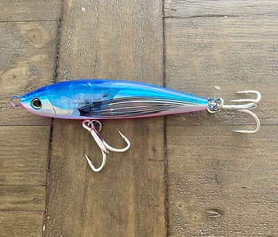 2025 Mirrored -Ocean Blue /topwater Stick bait TUNA ,GT, DORADO KING ...