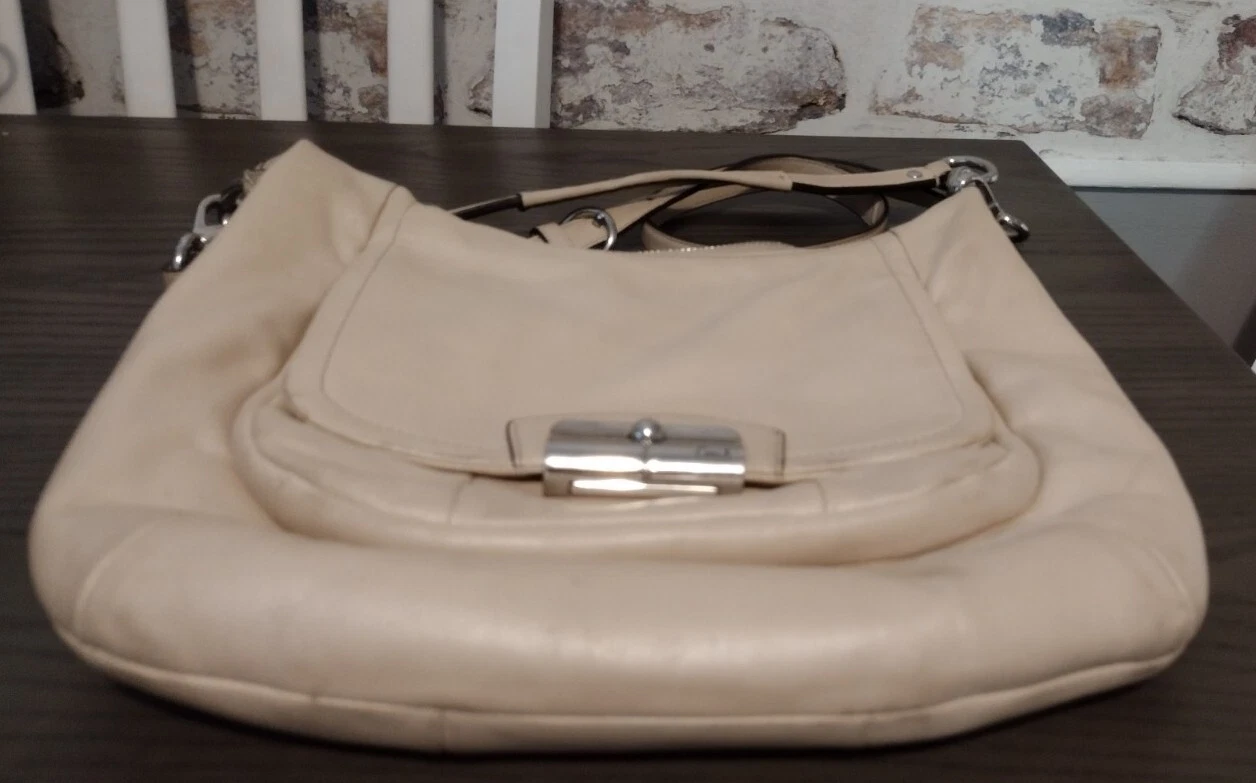 Coach Borsa a tracolla Hobo in pelle F22306 beige