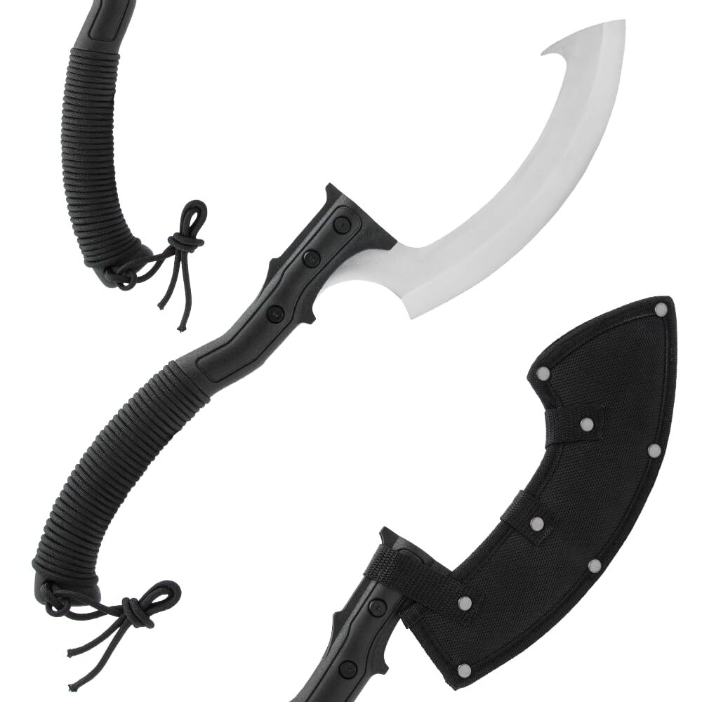 Kojiro Khopesh and Sheath | Tactical Egyptian Knife | Stainless