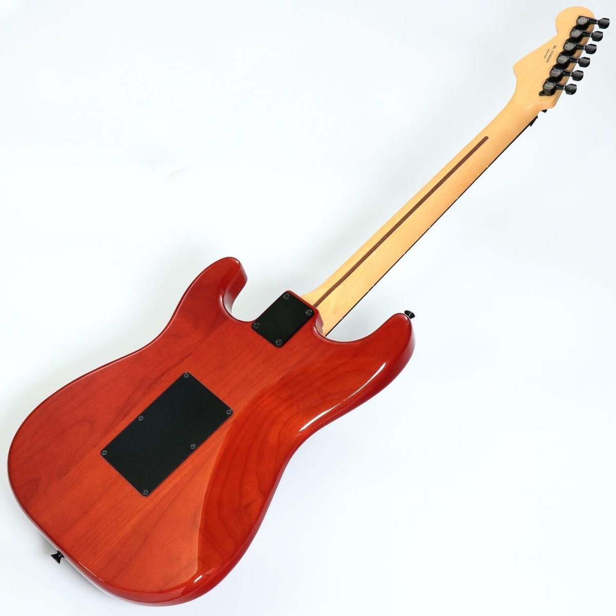 Fender FSR MIJ Hybrid II Stratocaster HSS Koa Top Black Hardware